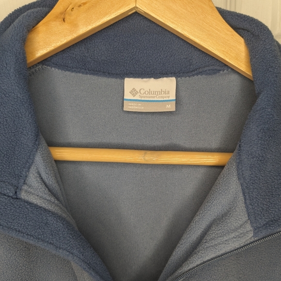 NWT Columbia Pine Ridge Half Zip - Blue - Size M - Picture 3 of 4
